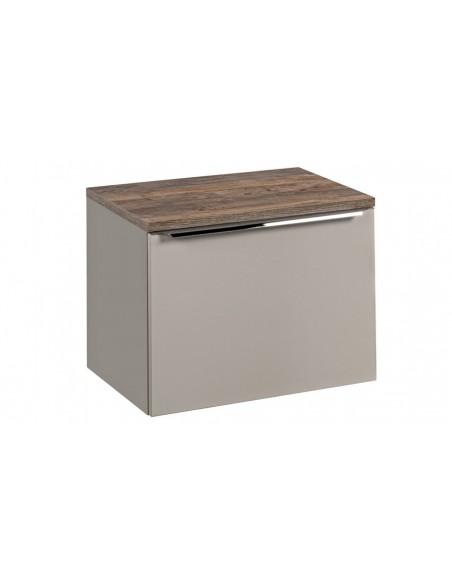 Meuble sous vasque 60 cm gris taupe