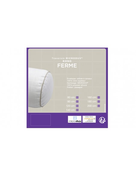 Vignette traversin rond ferme 140 cm