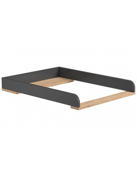 Table langer noir chambre bébé