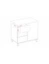 Dimensions commode design Altitude