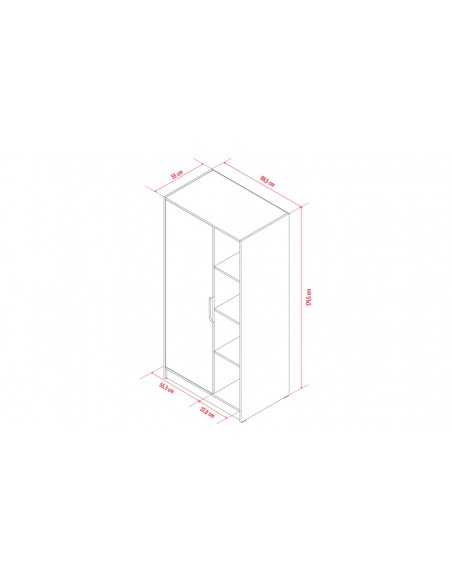 Dimensions armoire bébé design