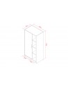 Dimensions armoire bébé design