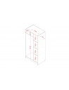 Dimensions armoire bébé design