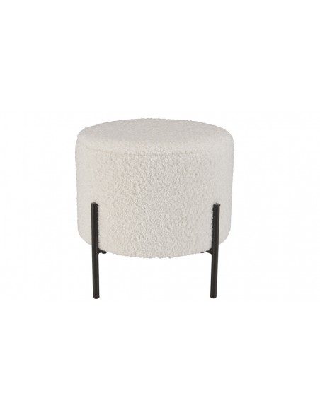 Petit tabouret blanc Rosalia