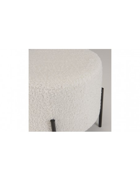 Petit tabouret blanc Rosalia