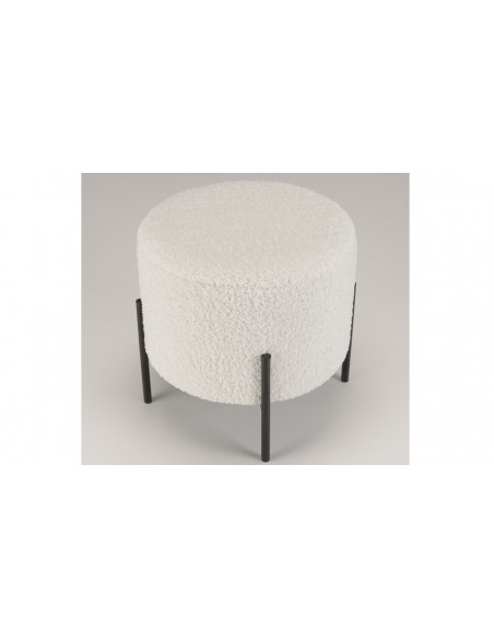 Petit tabouret blanc Rosalia