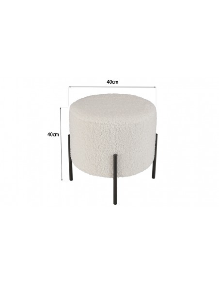 Dimensions petit tabouret Rosalia