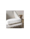 Fauteuil triangulaire blanc Rosalia