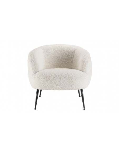 Fauteuil cosy blanc Rosalia