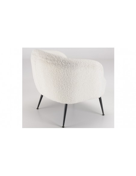 Fauteuil cosy blanc Rosalia