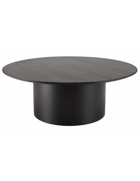 Table basse ronde noire Jalesko