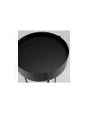 Porte-plantes rond noir Jalesko
