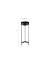 Dimensions porte-plantes rond Jalesko