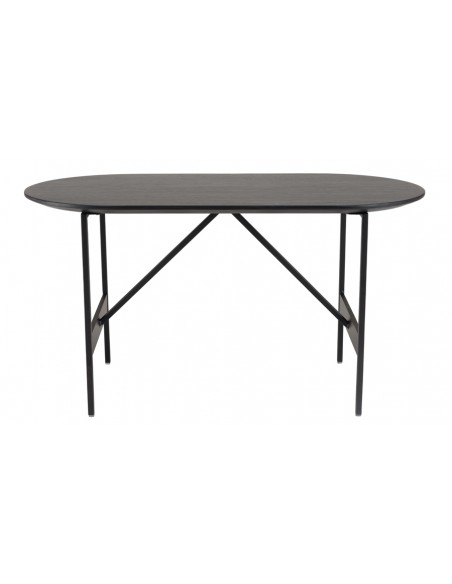 Table basse ovale noire Jalesko