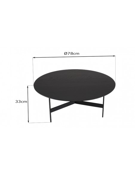 Dimensions table basse ronde Jalesko