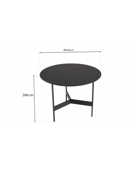 Table basse ronde Jalesko dimensions