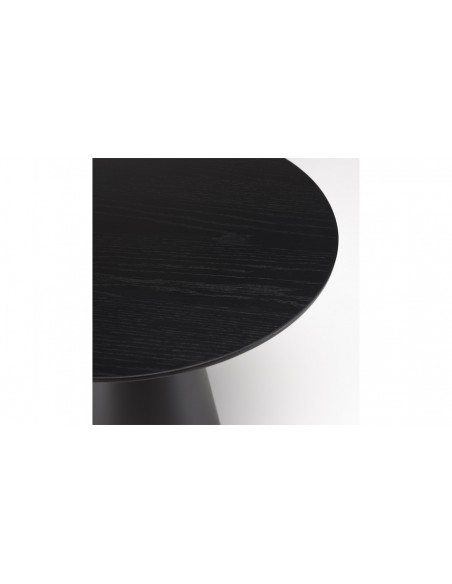 Table d'appoint ronde noire Jalesko