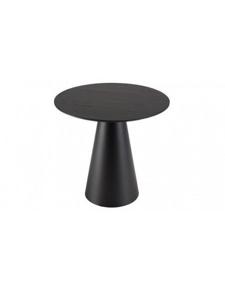 Table d'appoint ronde noire