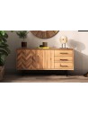 Commode contemporaine en chêne massif