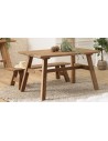 Table à manger rustique en pin