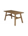 Table à manger rustique en pin recyclé