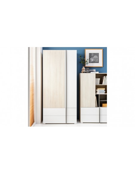 Armoire contemporaine 2 portes Gemini