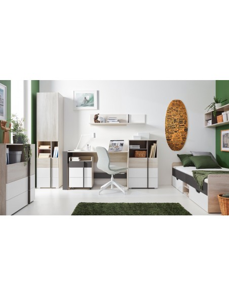 Armoire contemporain 1 porte Gemini