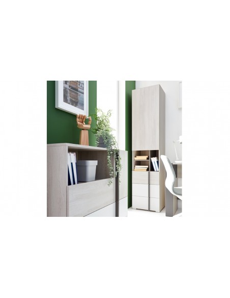 Armoire contemporain 1 porte Gemini