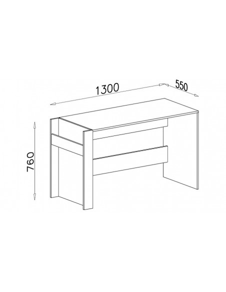 Dimensions bureau enfant Gemini