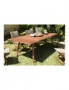 Salon jardin avec fauteuils pliants