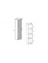 Dimensions colonne sdb couleur chêne