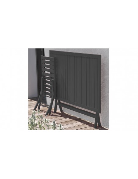 Ensemble jardin pliant anthracite