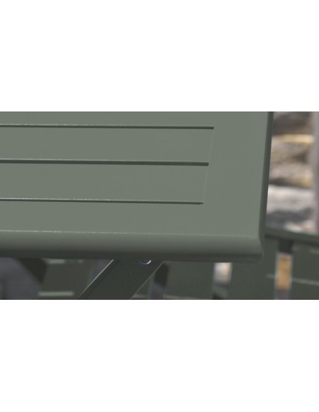 Table jardin pliante vert kaki