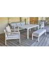Salon de jardin blanc Cayenne