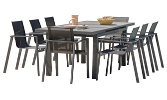 Salon jardin 8 fauteuils Venise Miami