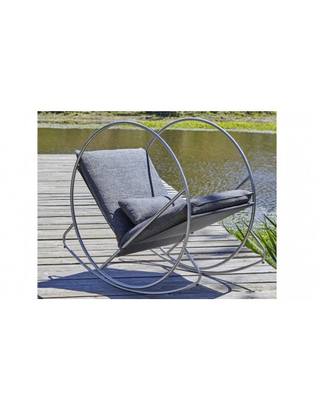 Rocking-chair de jardin moderne