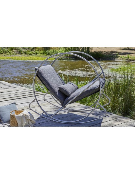 Rocking-chair de jardin moderne Caprera