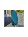 Table jardin ronde pliante bleu canard