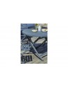 Table jardin ronde pliante anthracite
