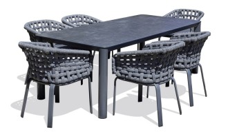 Salon repas de jardin design Camargue