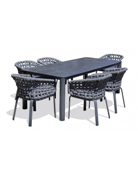 Salon repas de jardin design Camargue