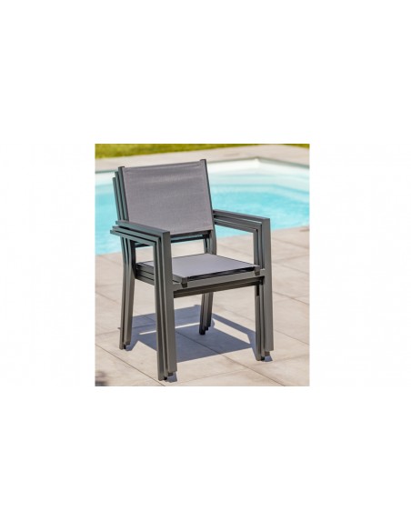 Fauteuil de jardin empilable Tolede