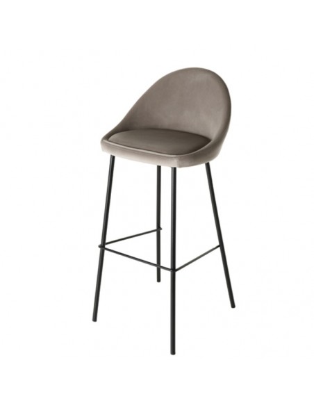 Tabouret bar velours design