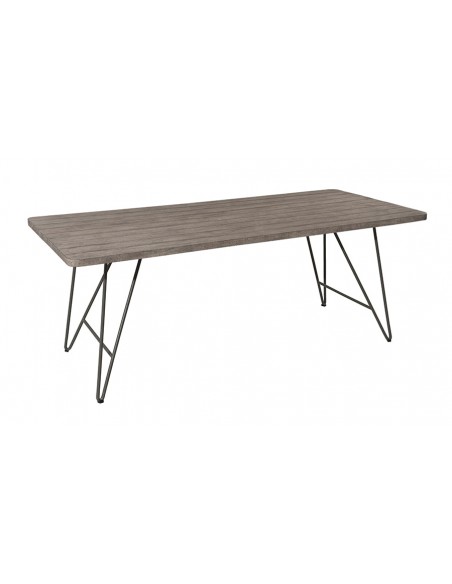 table avec pieds en métal