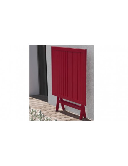 Salon jardin 2 places carmin