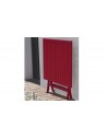Salon jardin 2 places carmin