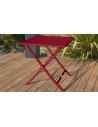 Salon jardin 2 places carmin