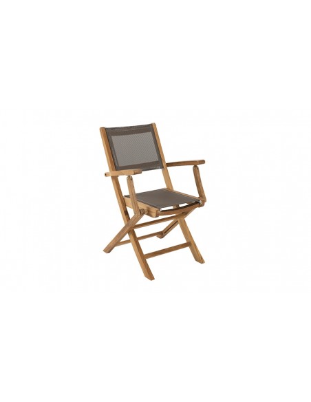 fauteuil de jardin design en teck