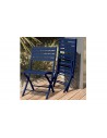 Chaise jardin bleu marine Marius