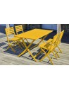Chaise jardin moutarde Marius